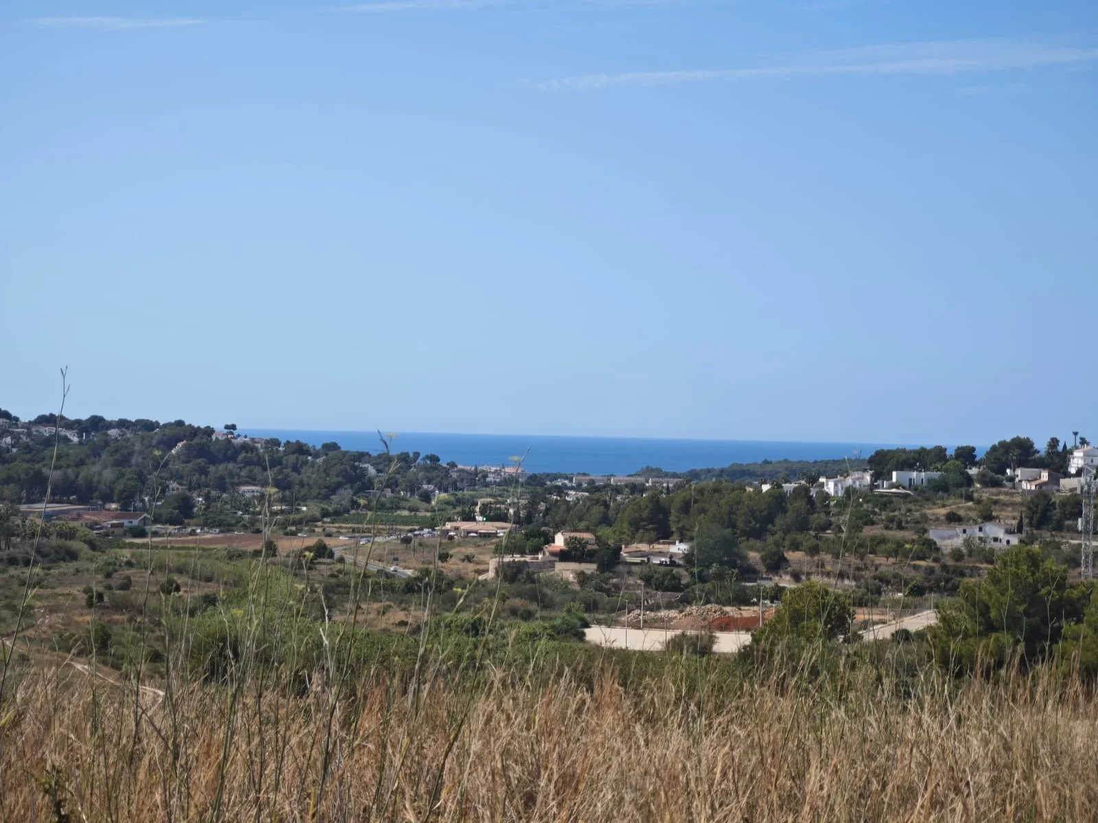 Gran parcela con vistas al mar