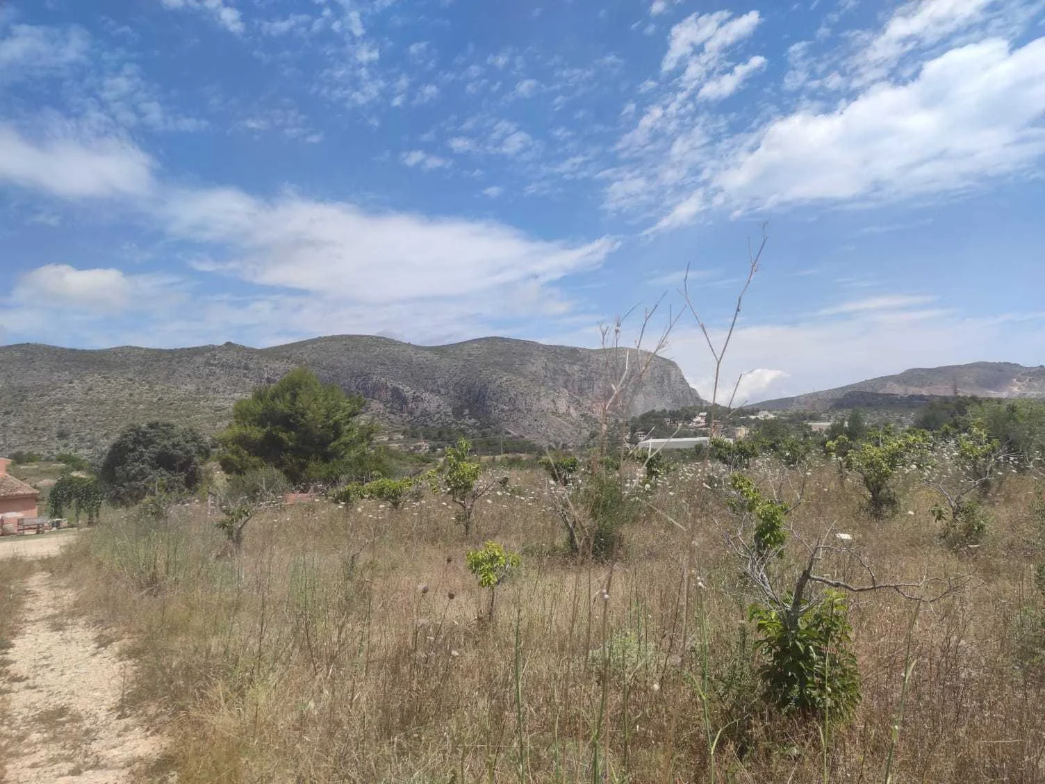 Large Teulada plot with mountain views