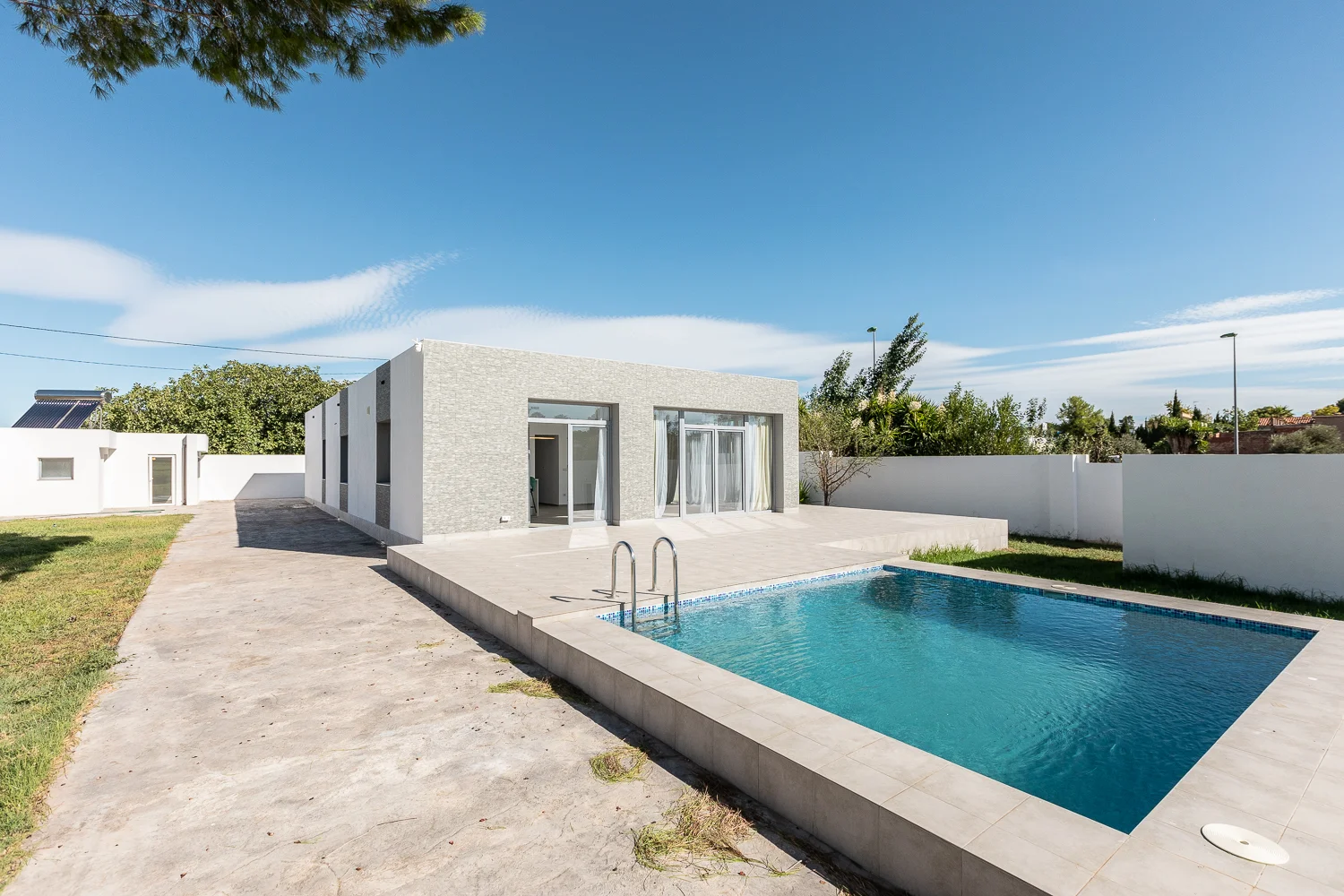 New-build villa with private pool