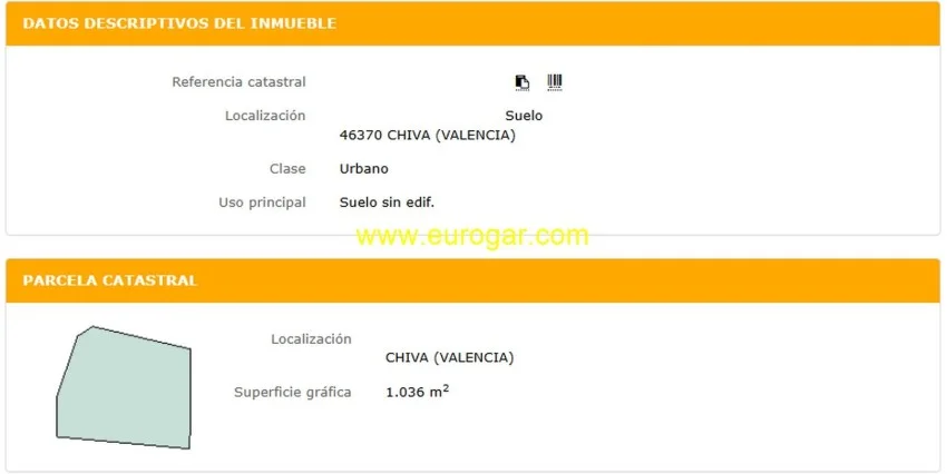 Urban land in Chiva, two parcels