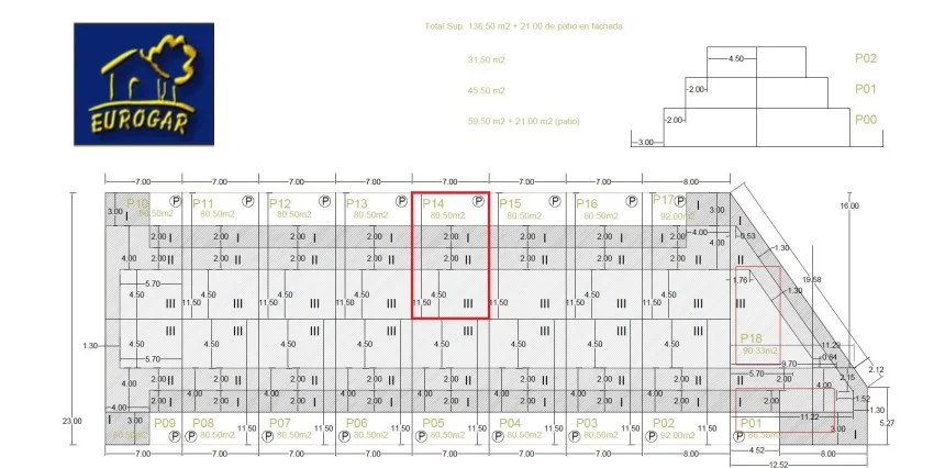 Urban plot in Chiva centre, 80 m²