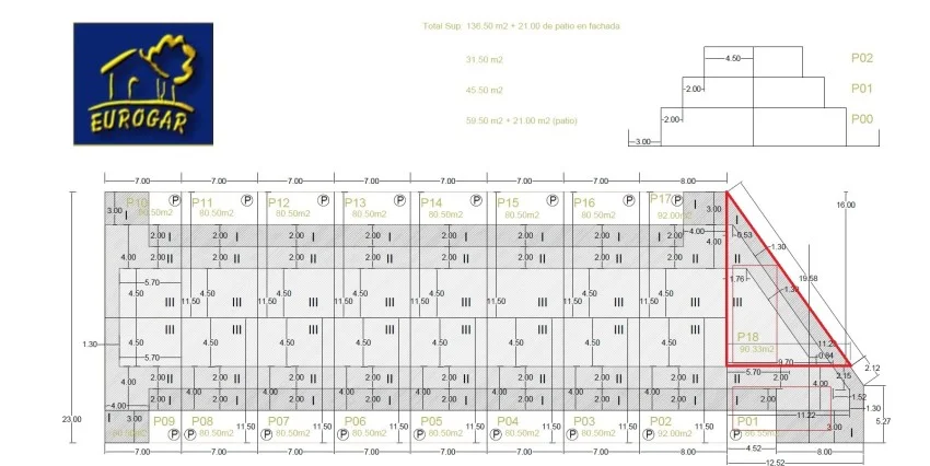 Solar urbano en Chiva, 90 m²
