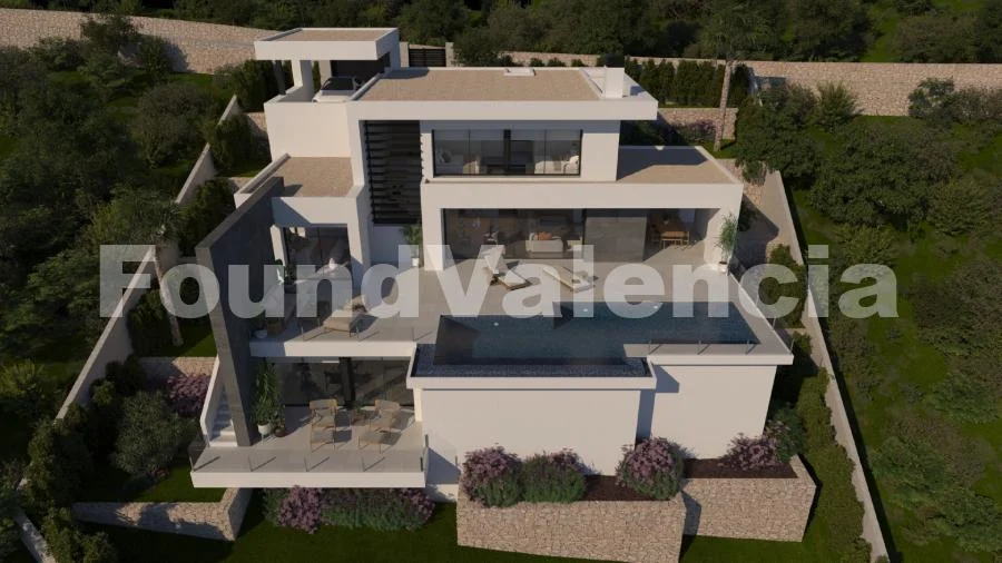 Sea-view villa with private pool