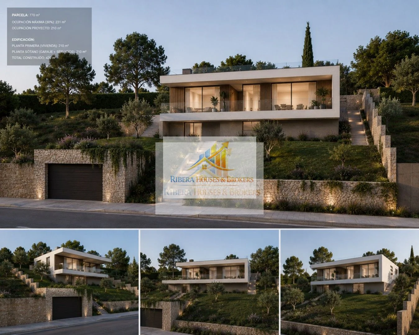 Urban plot near Valencia, 770 m²