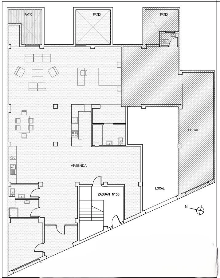 Inmueble mixto de 260 m²