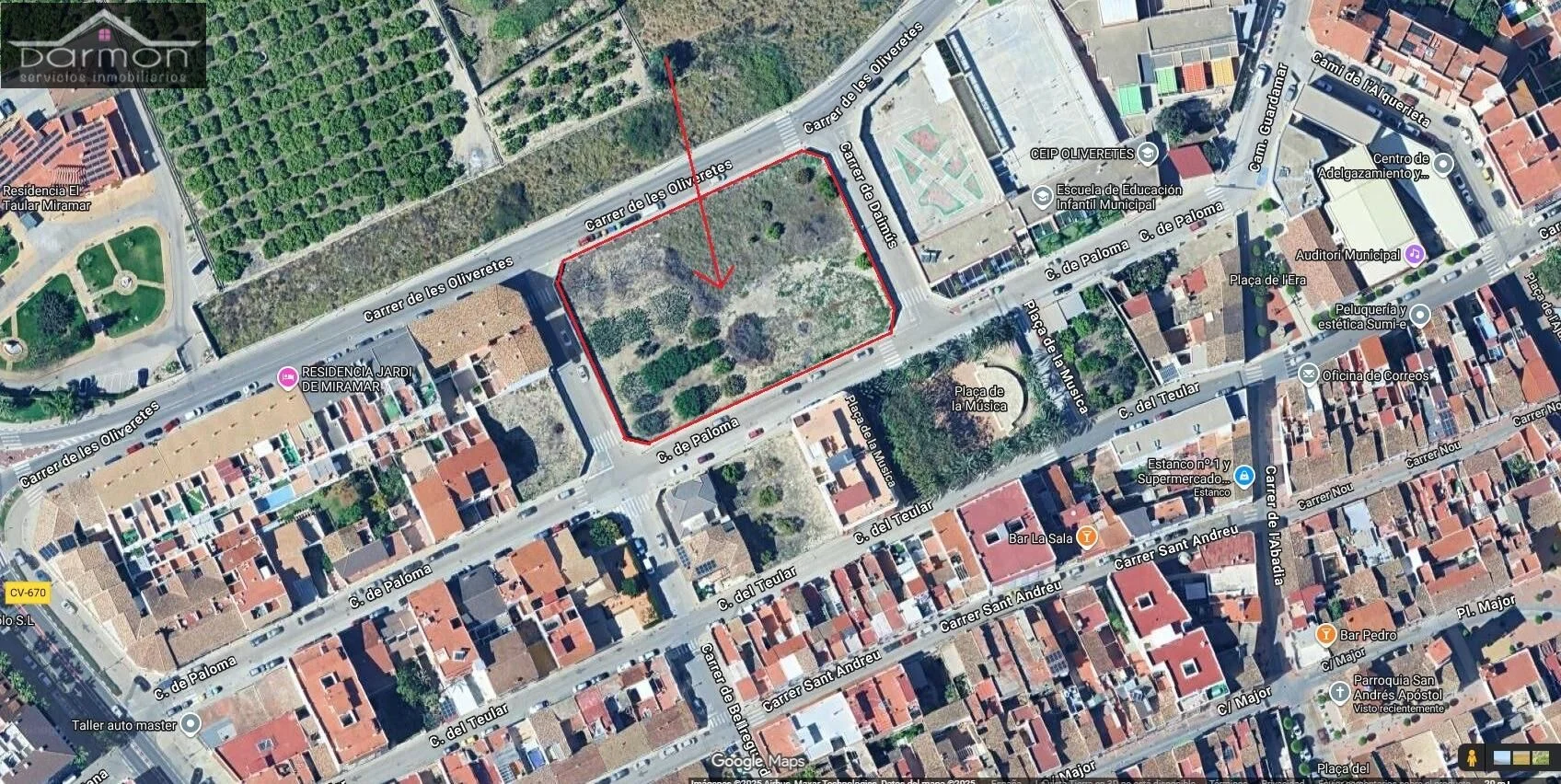 Gran solar urbano en Miramar