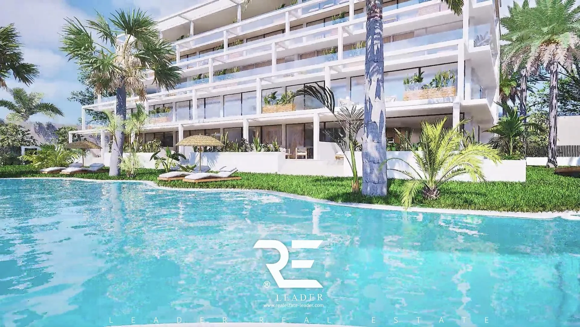 Mediterranean apartment with communal pool