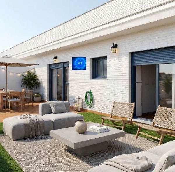 Ático alquilado con gran terraza