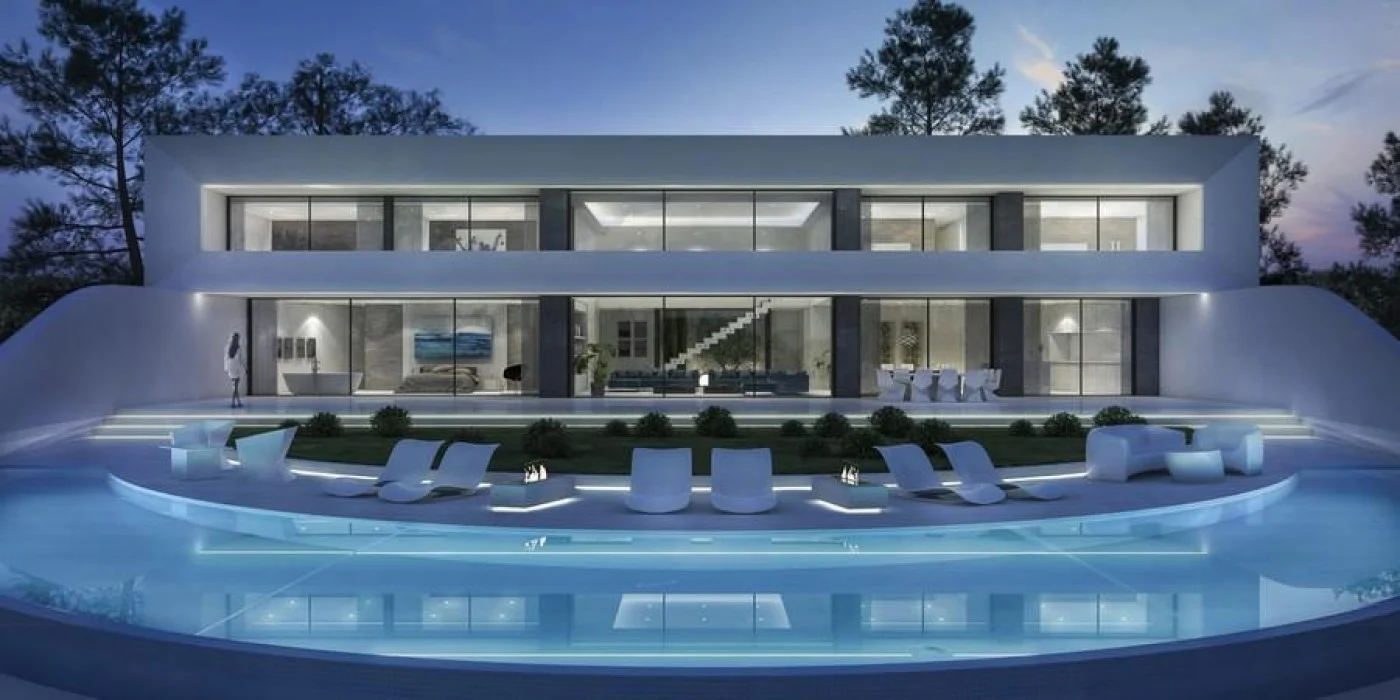 Modern Moraira villa project, 5 bedrooms