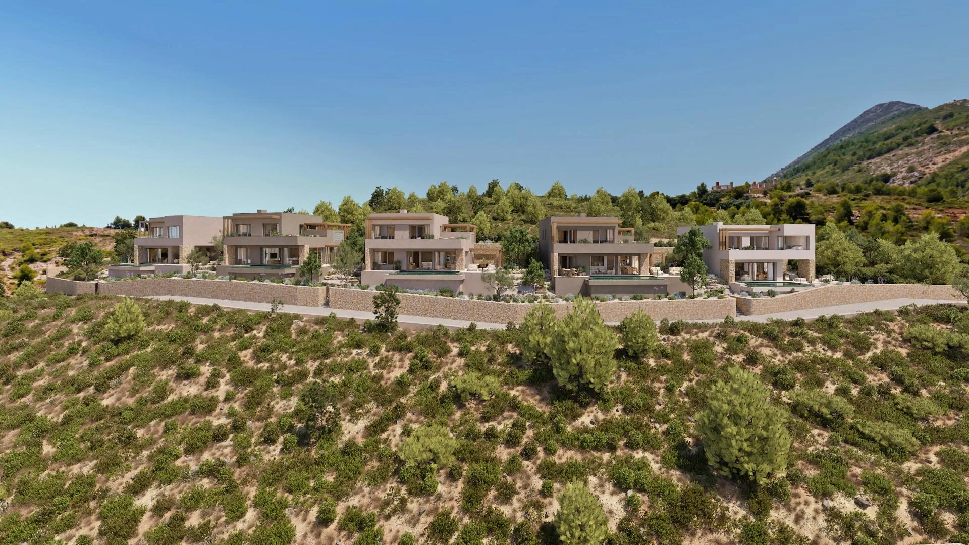 Villa nueva en Llíber, 3 dormitorios