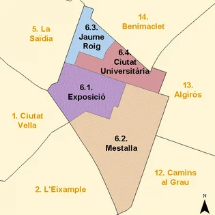 Adapted Mestalla flat, 3 bedrooms
