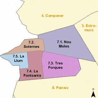 Piso reformado en Nou Moles, tres habitaciones