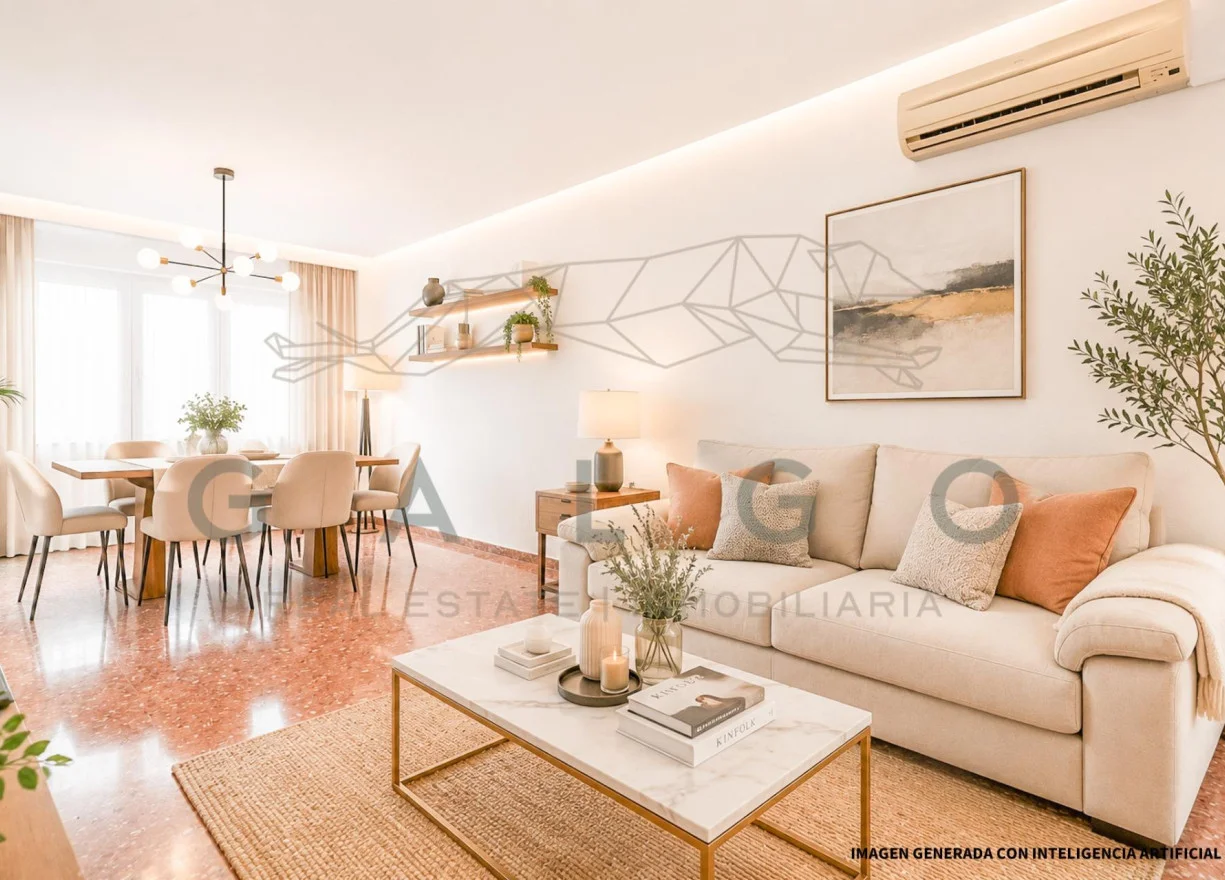 Spacious four-bedroom flat in Olivereta