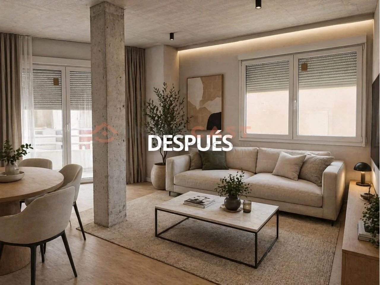 Central 320 m² flat with division potential