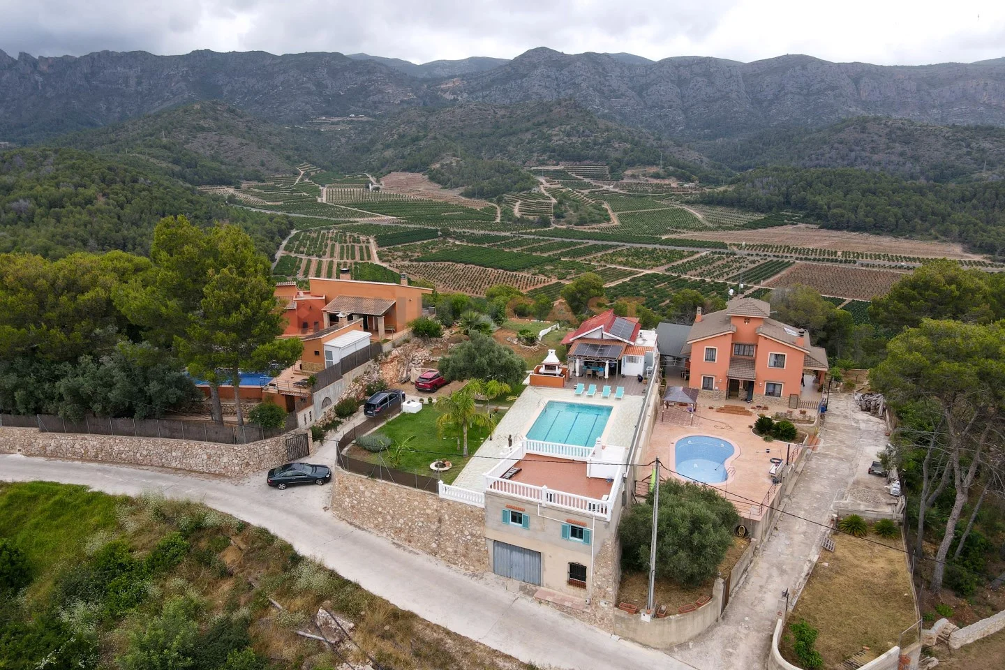 Villa sostenible con vistas al mar