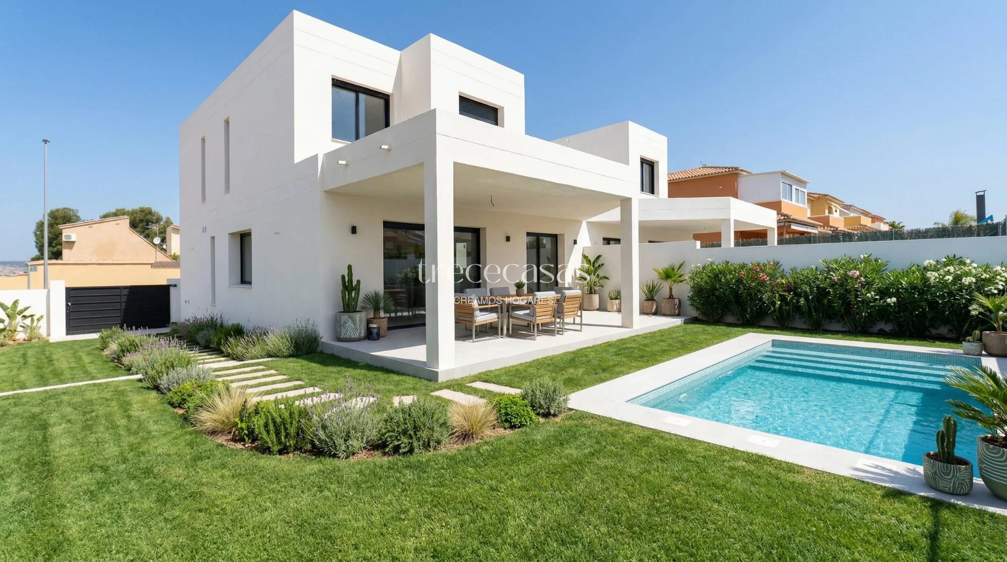 Chalet de obra nueva en Maravisa, 4 dormitorios