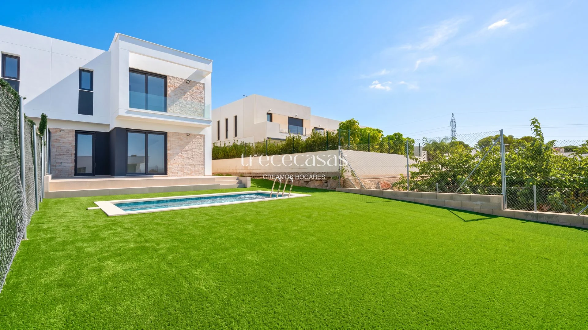 Modern Torre en Conill house, pool