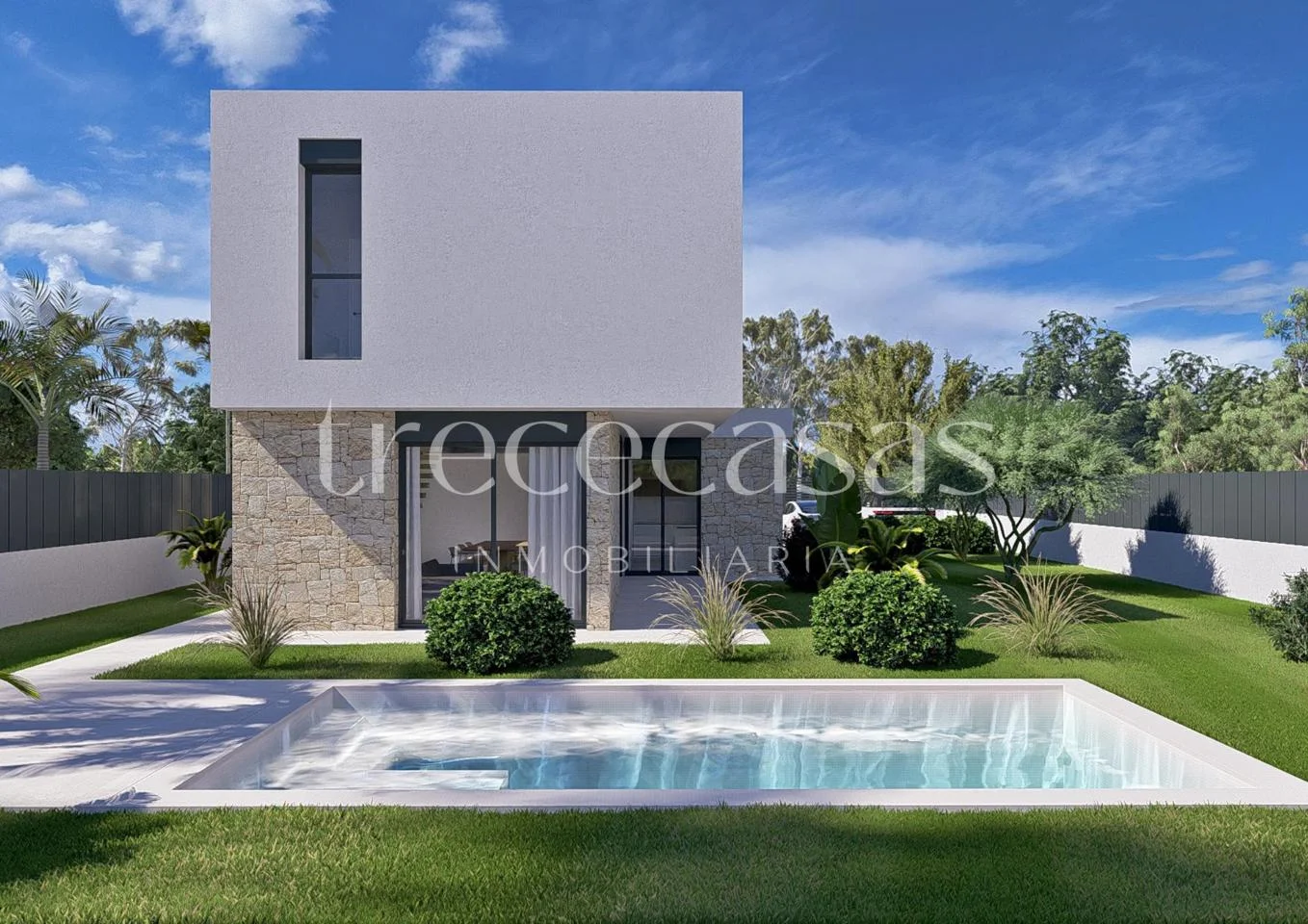Chalet de obra nueva en La Cañada, 4 dormitorios