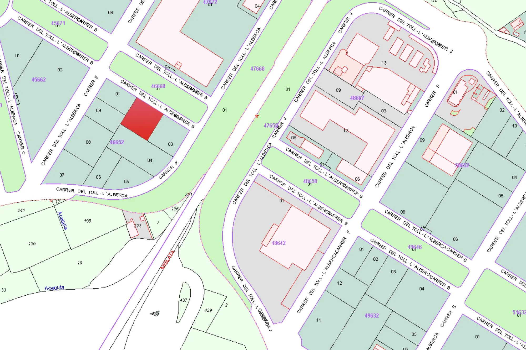 Urbanised tertiary land in Torrente
