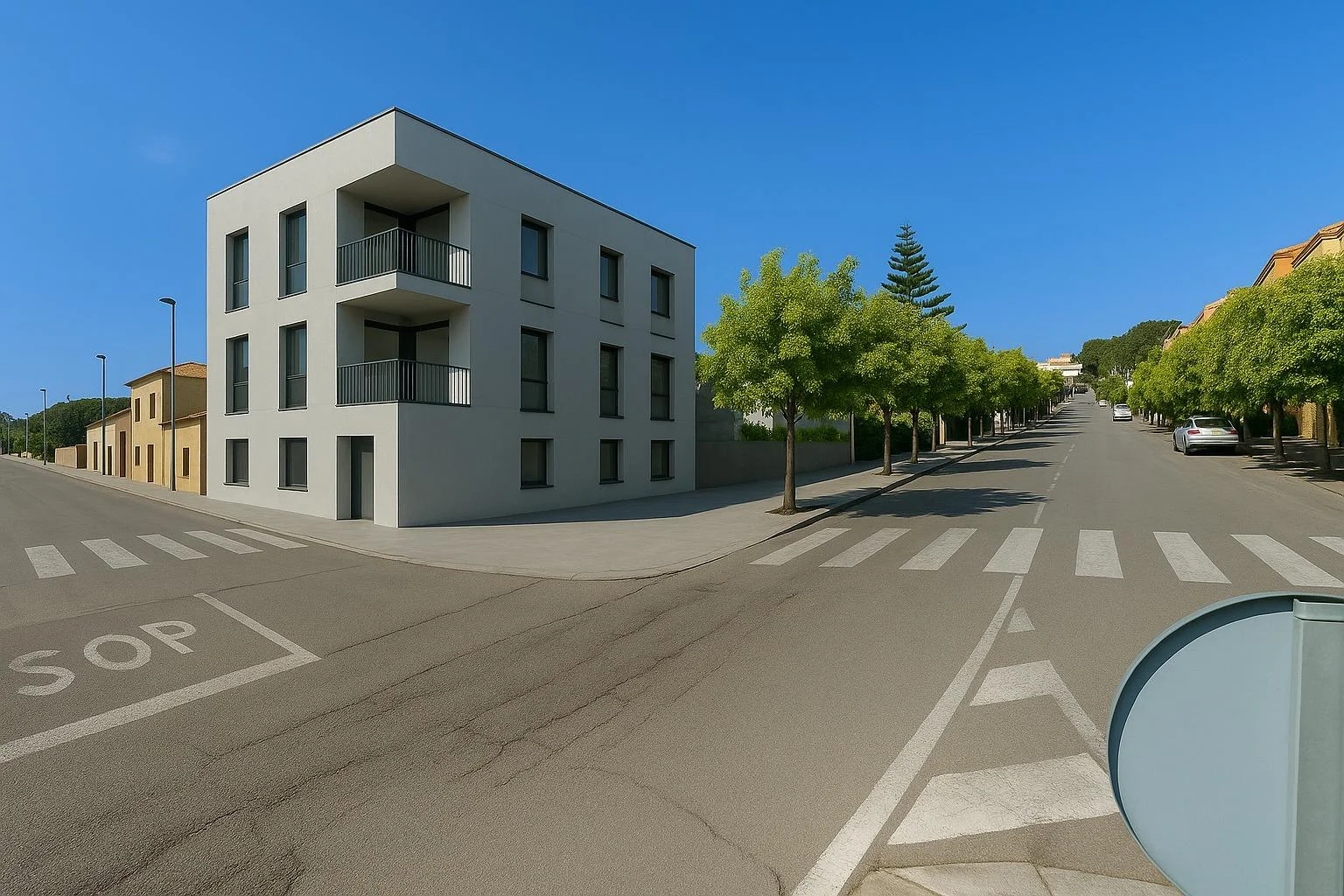 Urban corner plot in Yatova, 626 m²