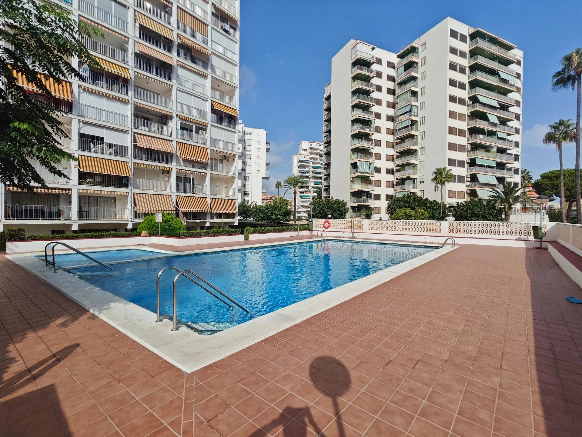 Beach apartment with pool and garage
