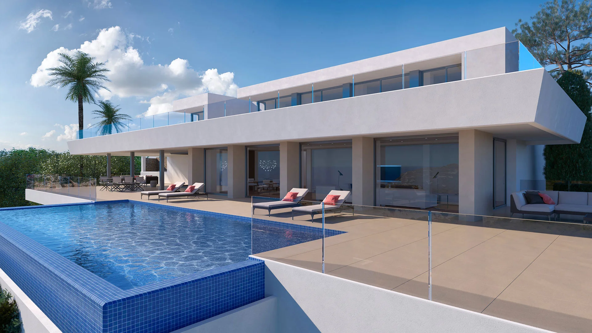 Villa de obra nueva con seis dormitorios