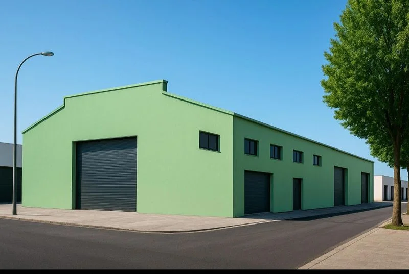 Nave industrial con tres fachadas