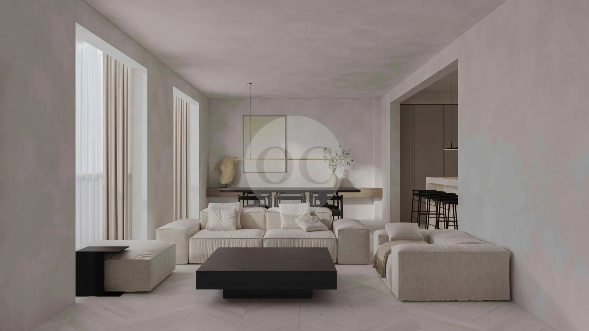 Piso nuevo en Russafa, 136 m² y 3 dormitorios