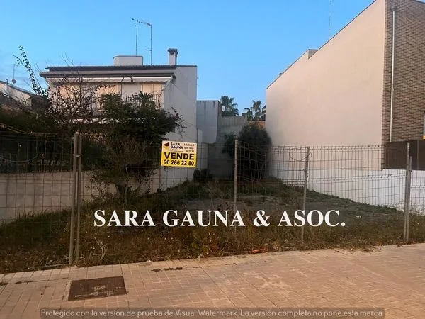 Urban Sagunto plot, 250 m² buildable
