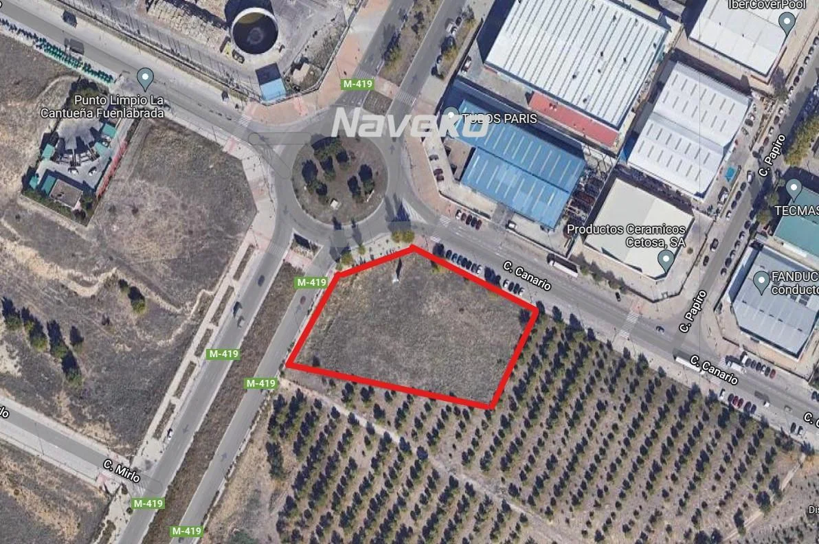 Suelo industrial en Fuenlabrada, 6205 m²