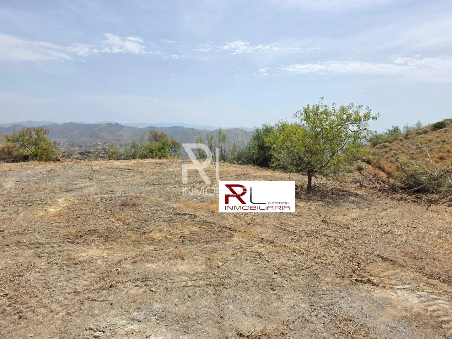 Rural Almogía plot with almond trees