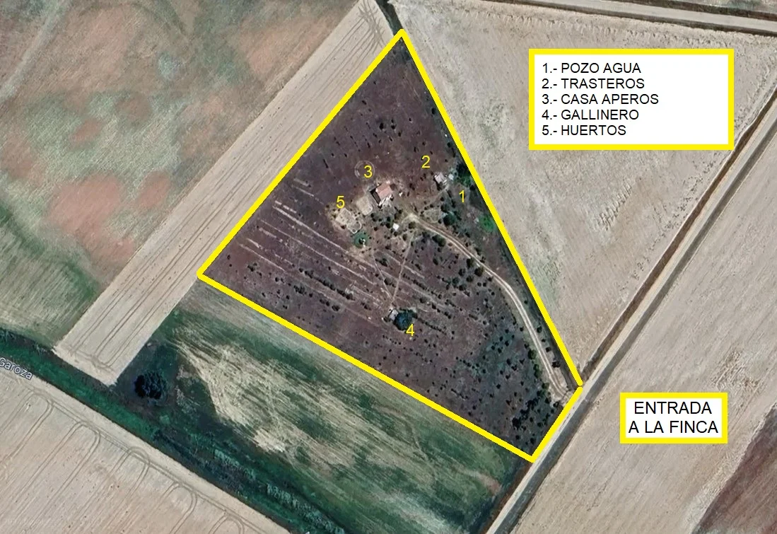 Finca rústica con pozo de agua registrado