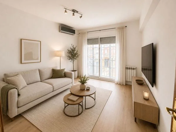 Exterior Madrid flat with parking and storage