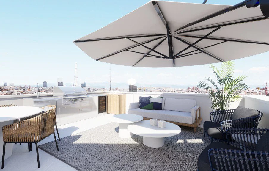 Ático reformado en Salamanca con terraza de 42 m²