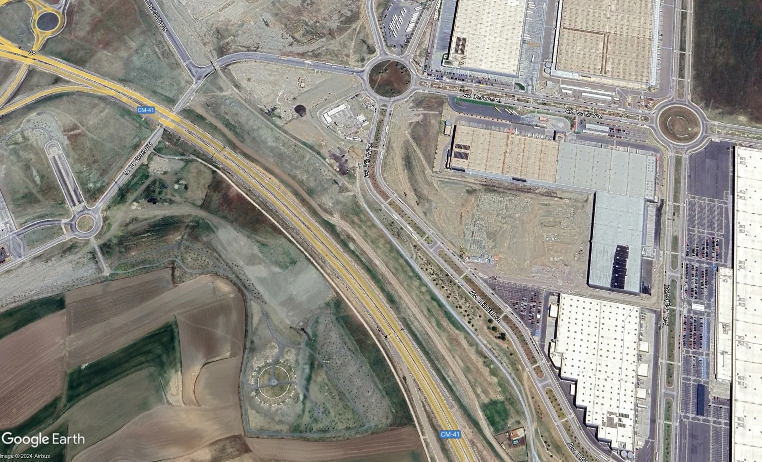 Industrial plot near Madrid logistics hub