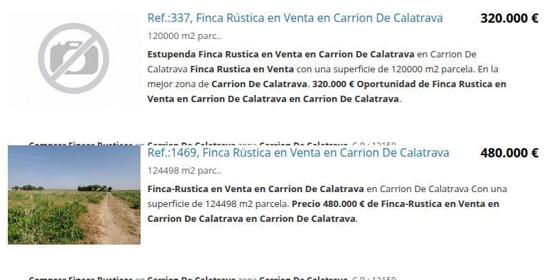 Large rustic plot near Carrion