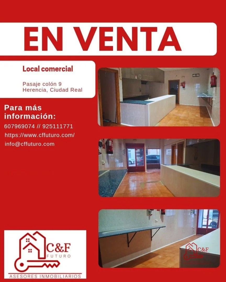 Local comercial de 55 m² en Herencia