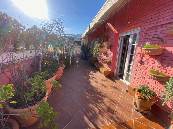 Ático exterior con terraza de 20 m²