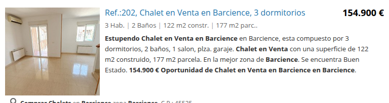Three-bedroom chalet in Barcience