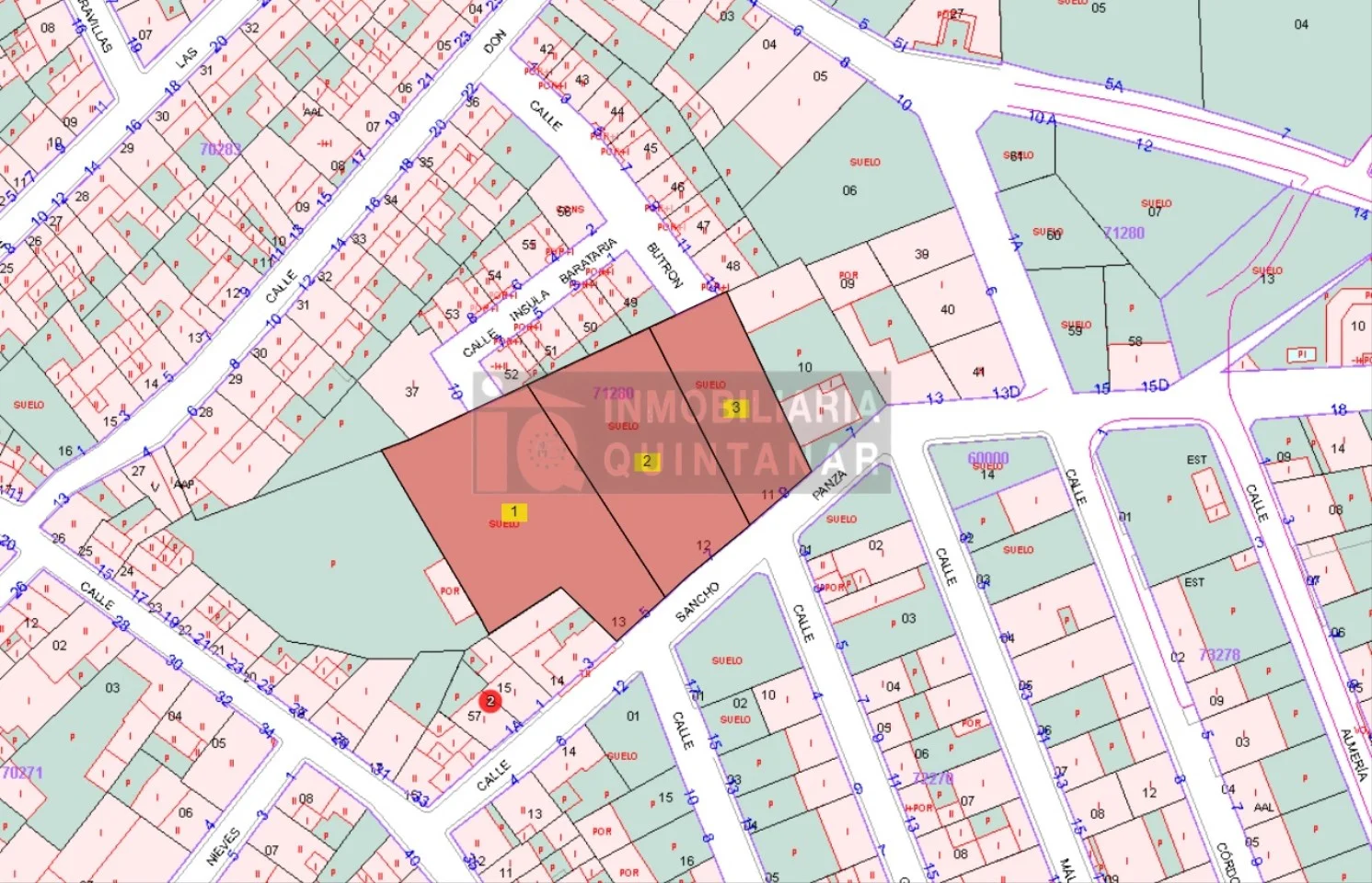 Urban plot with 3,187 m²