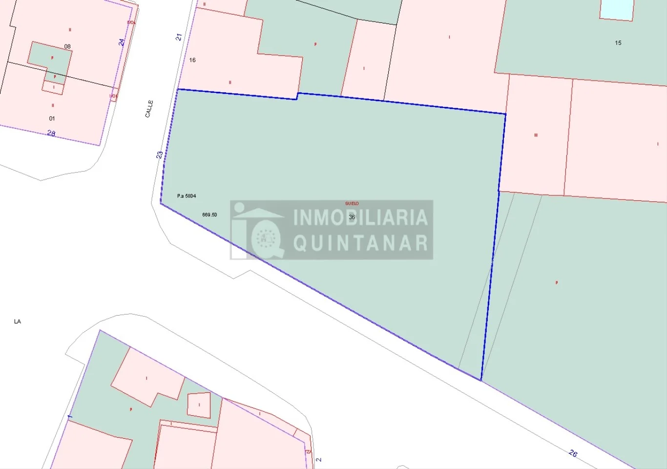 Urban plot near park, 785 m²