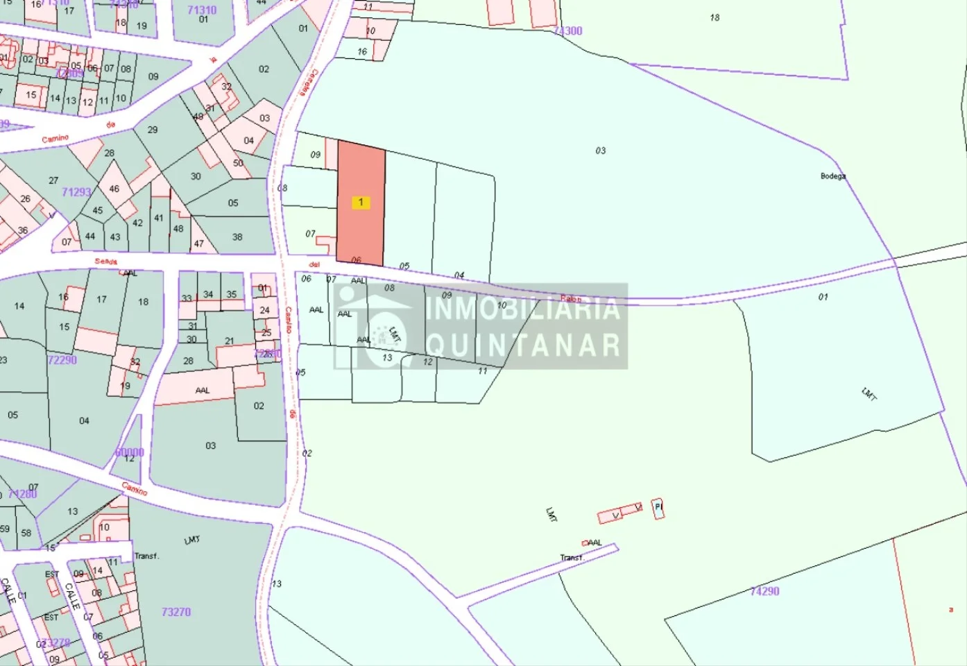 Large Quintanar plot, 1,757 m²