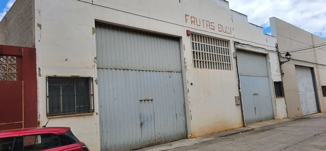 Industrial warehouse with cold storage