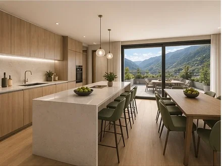 New central apartment, 3 bedrooms