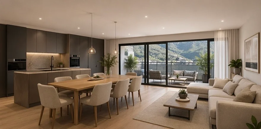 New-build central flat, 3 bedrooms