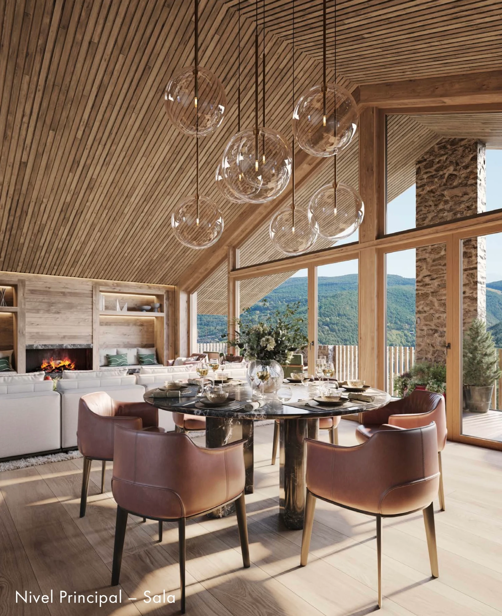 New-build chalet in Sispony, nature views