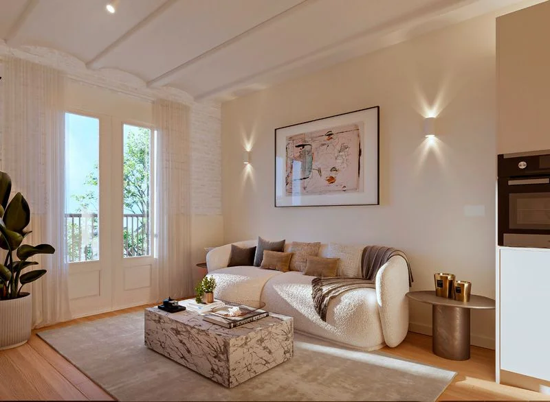 Historic Sants flat, 2 bedrooms
