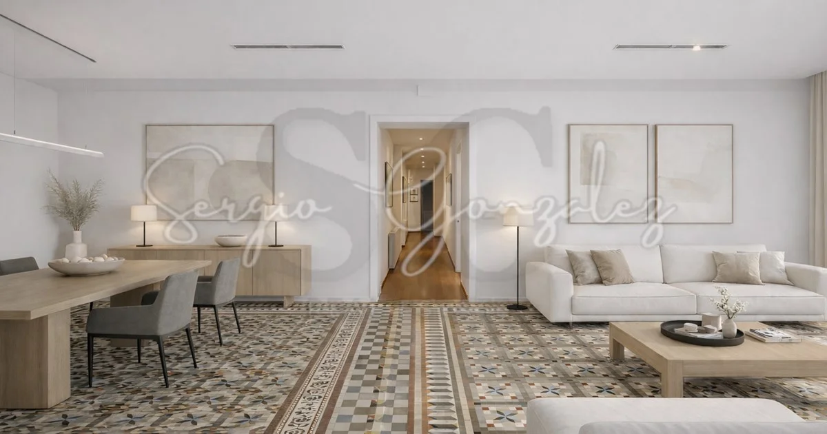 Elegant Eixample flat, 170 m²