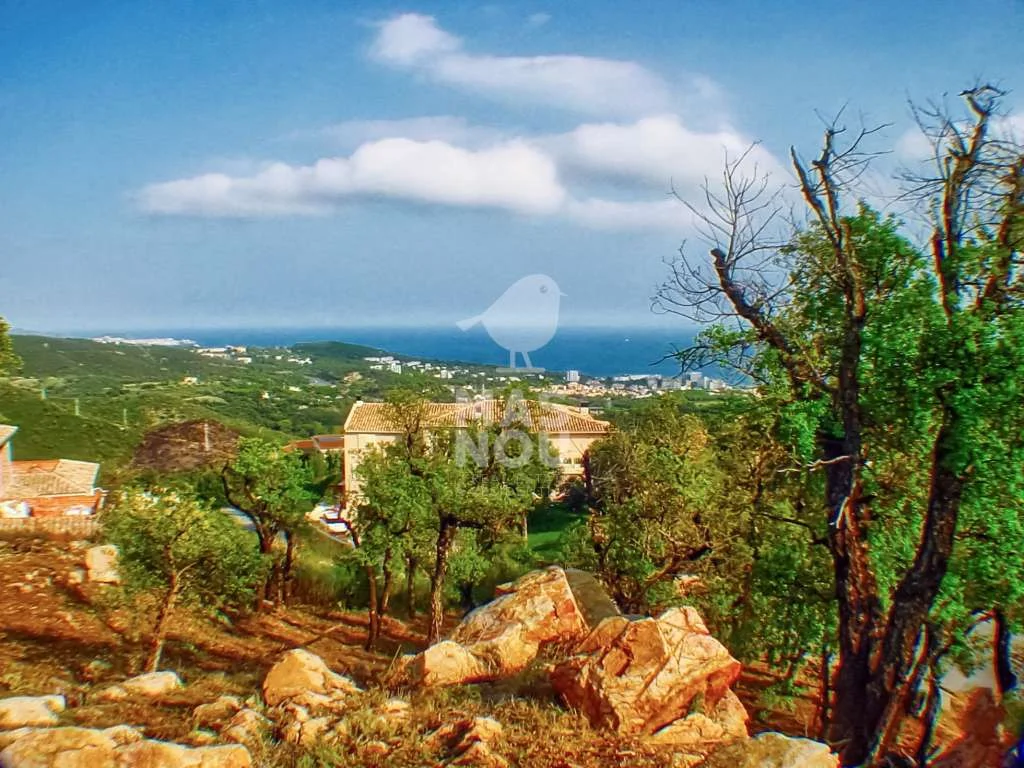 Parcela con vistas al mar en Mas Nou, 2.200 m²