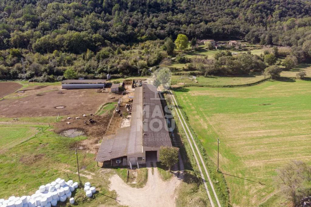 Granja ganadera en La Garrotxa con 23.855 m²
